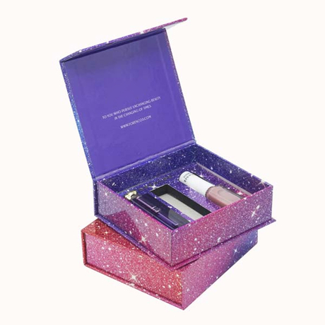 beautiful elegant skincare packaging cosmetic box flip top gift box.jpg