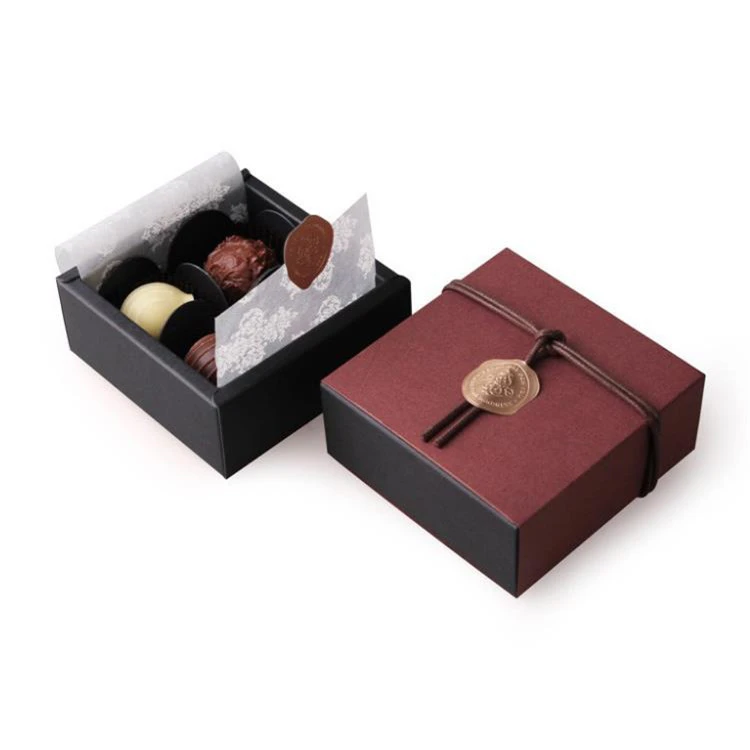 scatola di cavità di cioccolato