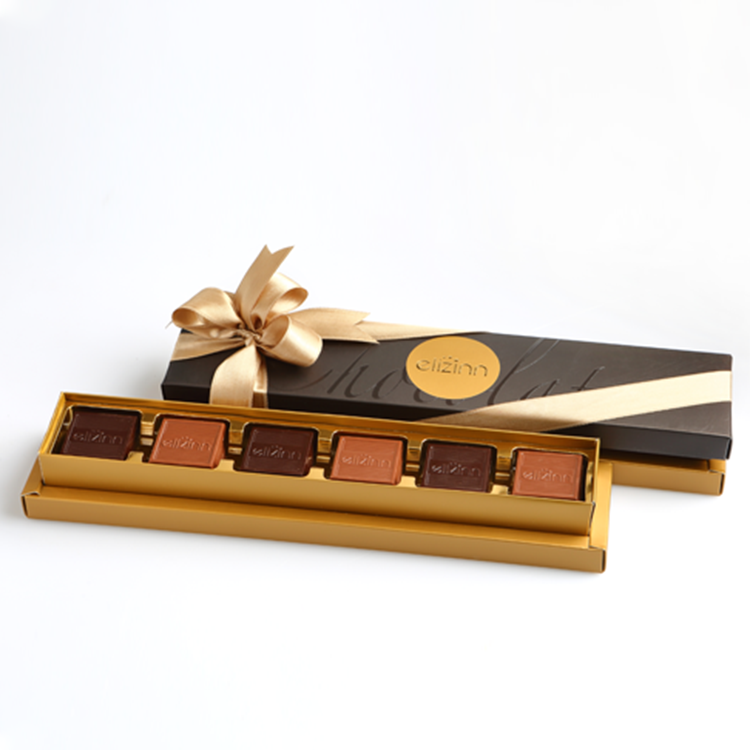 scatola di imballaggio rettangolare per cioccolato