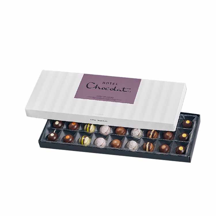 scatola di cioccolato commestibile